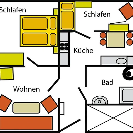 Haus Alina Krabbe Apartmán